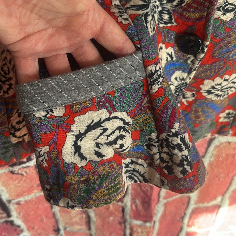 Bigio Collection Floral women’s Blackzer size 10 - Picture 5 of 12